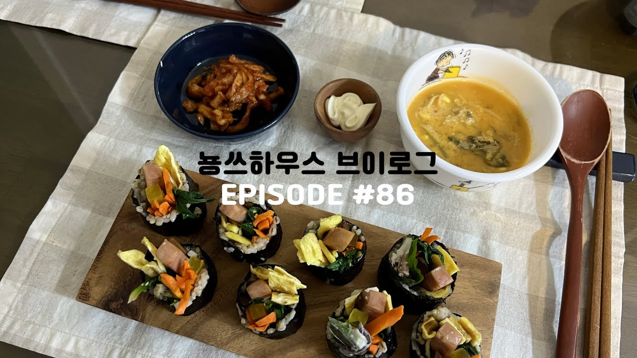 episode #86 | 임산부일상 | 천천히 해먹으면서 즐기는 만삭 임산부, 오리고기볶음밥, 닭가슴살샌드위치, 꼬다리김밥