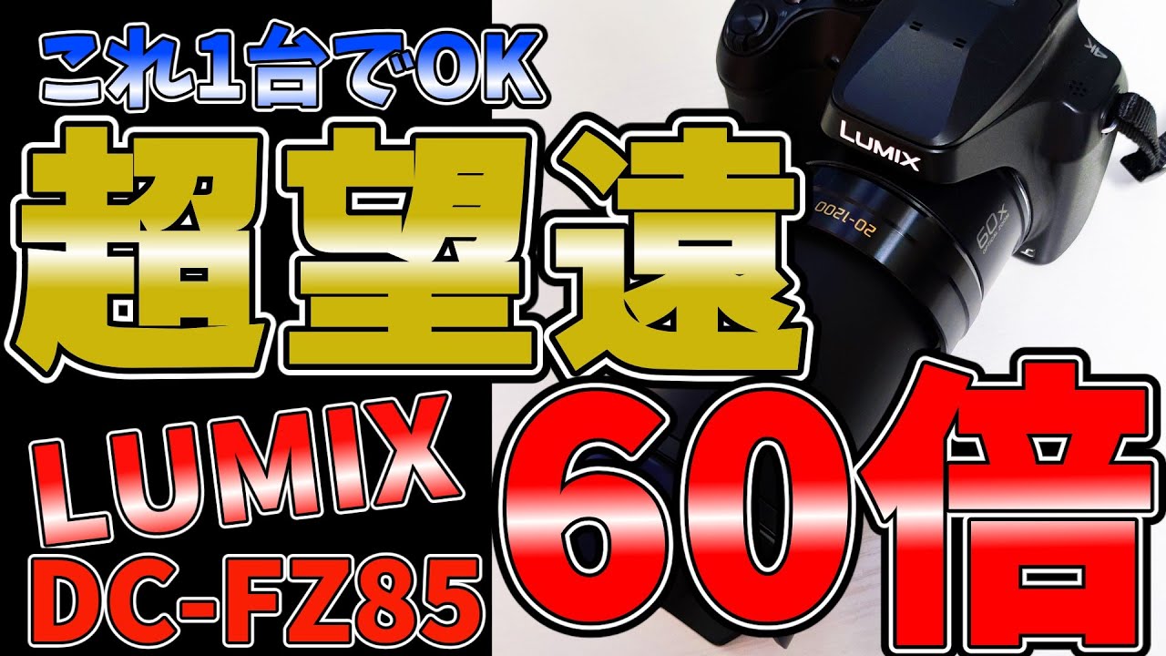 運動会もこれ1台でOK！簡単万能カメラ  LUMIX FZ85 紹介動画【ネオ一眼レフカメラ】