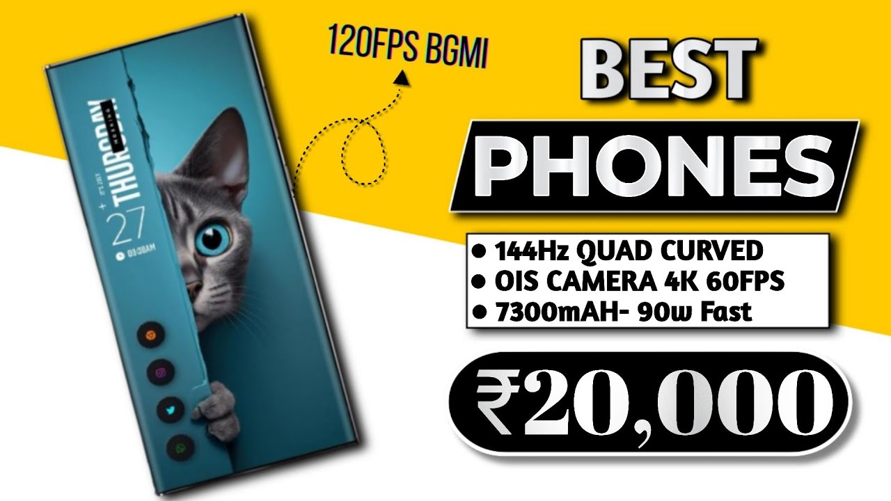 120FPS BGMI 🔥| Top 5 Best Smartphones Under 20000 in August | best mobile under 20k in india 2025 