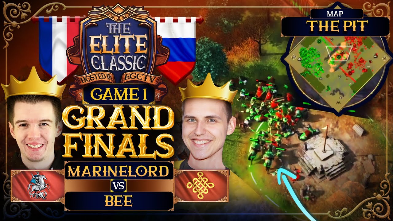 The Elite Classic: MarineLorD vs 3D!Bee, Grand Finals Bo9 | Age Of Empires 4