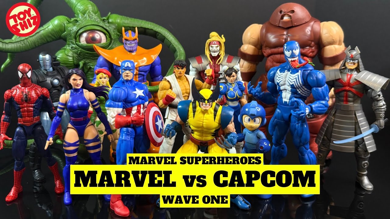 2025 Marvel Legends против Capcom GAMERVERSE WAVE ПЕРВАЯ | Hasbro