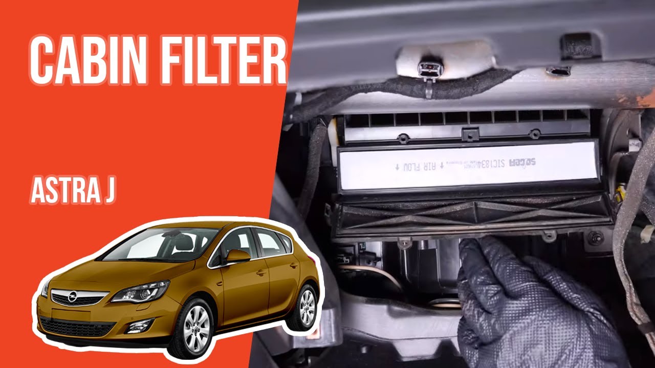 How to replace the cabin filter Astra J / mk6 👃