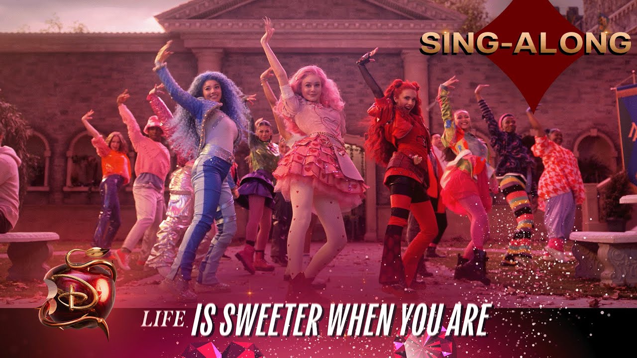 Descendants: The Rise of Red Movie Sing Along | Life Is Sweeter (When You Are) | @disneychannelmusic