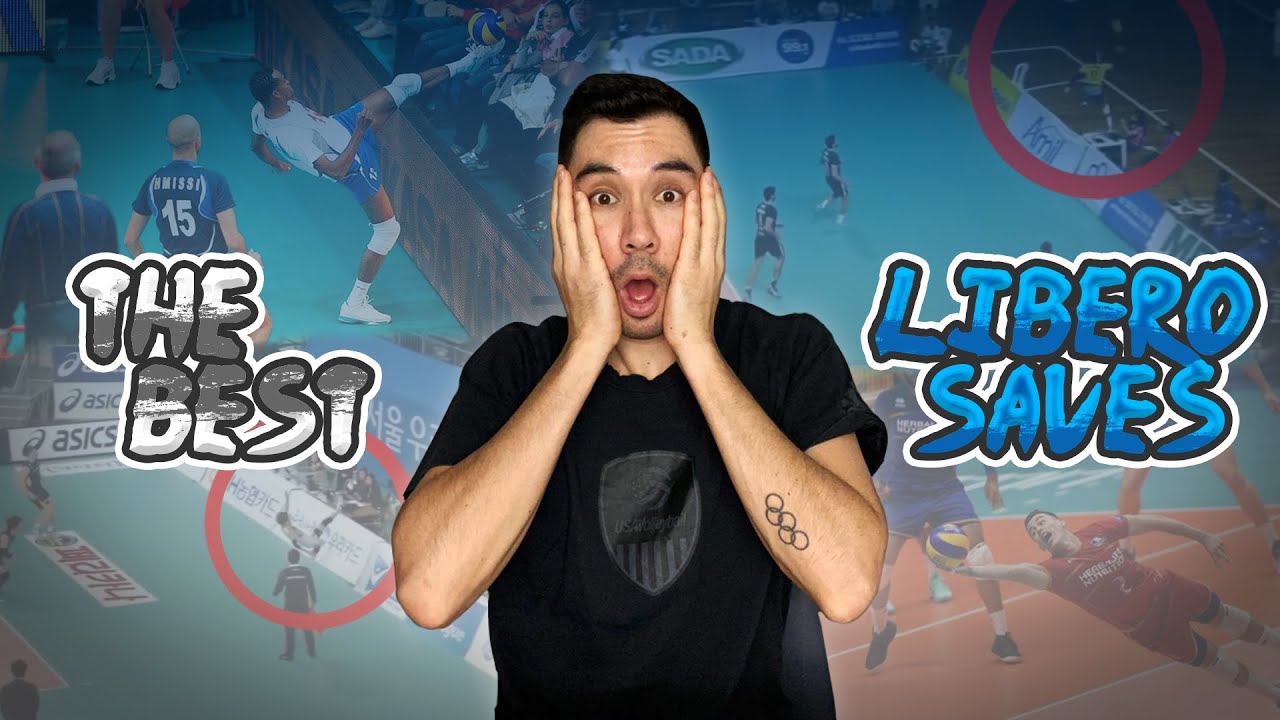 Team USA Libero Reacts to World's Best Libero Saves (Men)