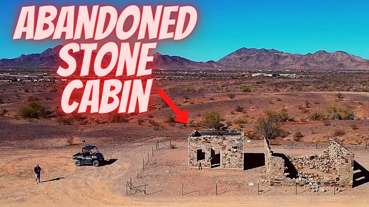 Dome Rock Mountain  Off-Road Trails - Abandoned Stone Cabin