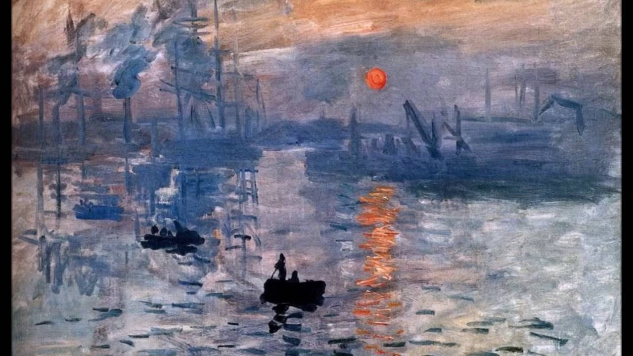 HISTÓRIA DA ARTE com MARCIO PETRONI. Impressão sol nascente 1872 de Claude Monet