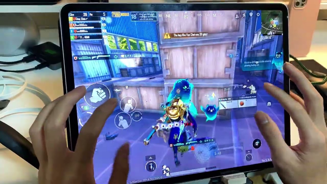 Six finger claw HANDYCAM PUBG MOBILE IPAD PRO 12.9