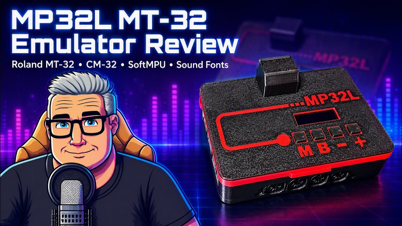 Review and how to use the MP32L - The Roland MT-32 and CM-32 MIDI emulator
