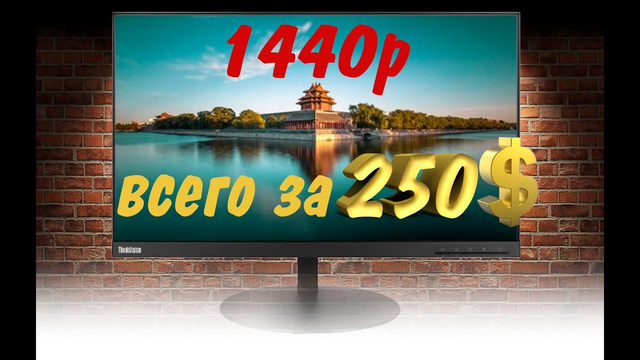 24 дюйма счастья // Lenovo ThinkVision P24q