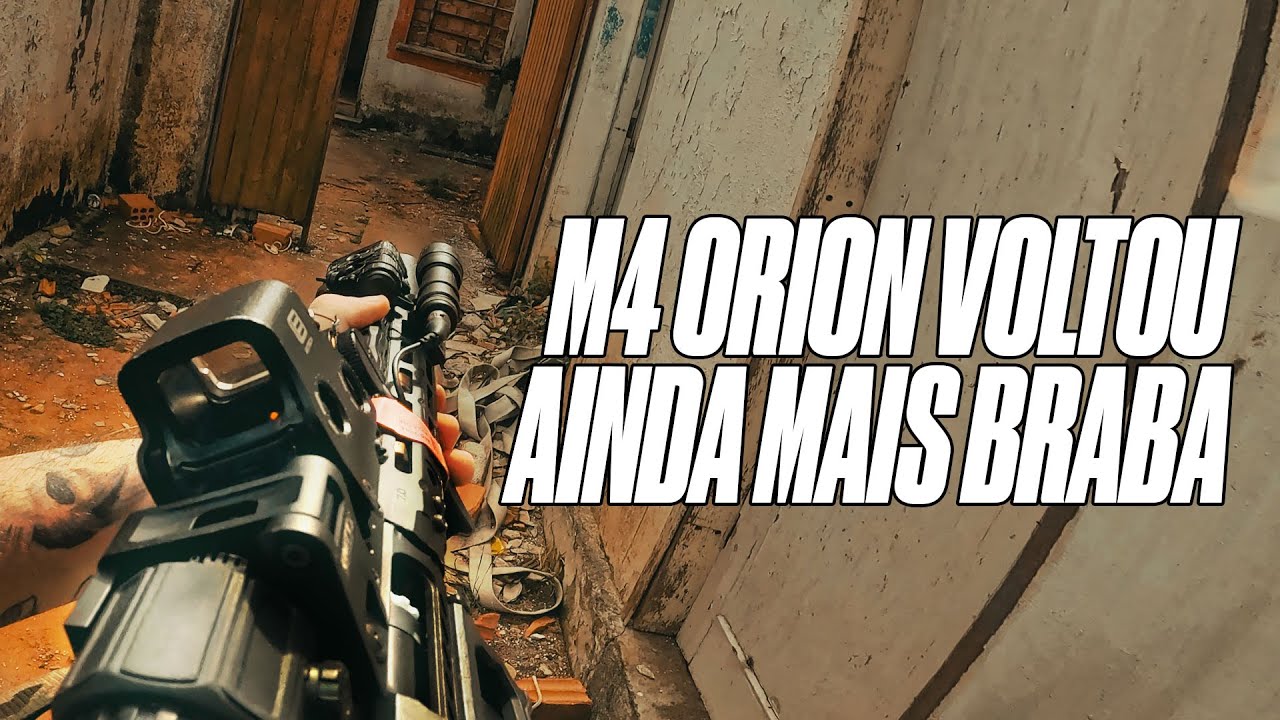 A M4 ORION VOLTOU E ESTÁ AINDA MAIS BRABA! AIRSOFT NA AC COMPANY