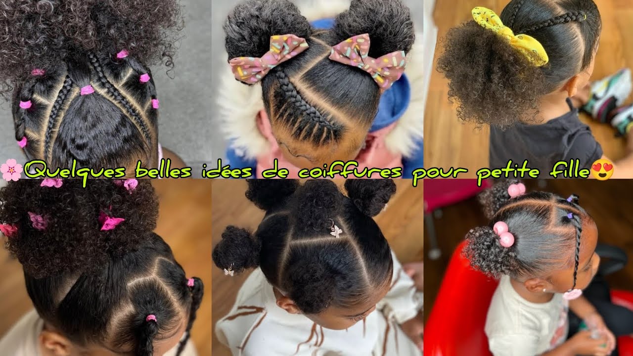 🌸 Quelques belles idées de coiffures pour petite fille😍