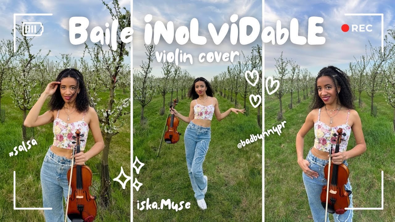 BAILE INoLVIDABLE violin - iska.Muse @BadBunnyPR #badbunny #violin #baileinolvidable 