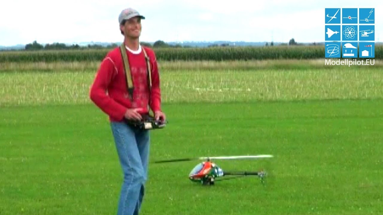 HENSELEIT TDR RC MODEL HELICOPTER 3D DEMOFLIGHT ROBERT SIXT EUROFLUGTAG AERO CLUB RHEIDT
