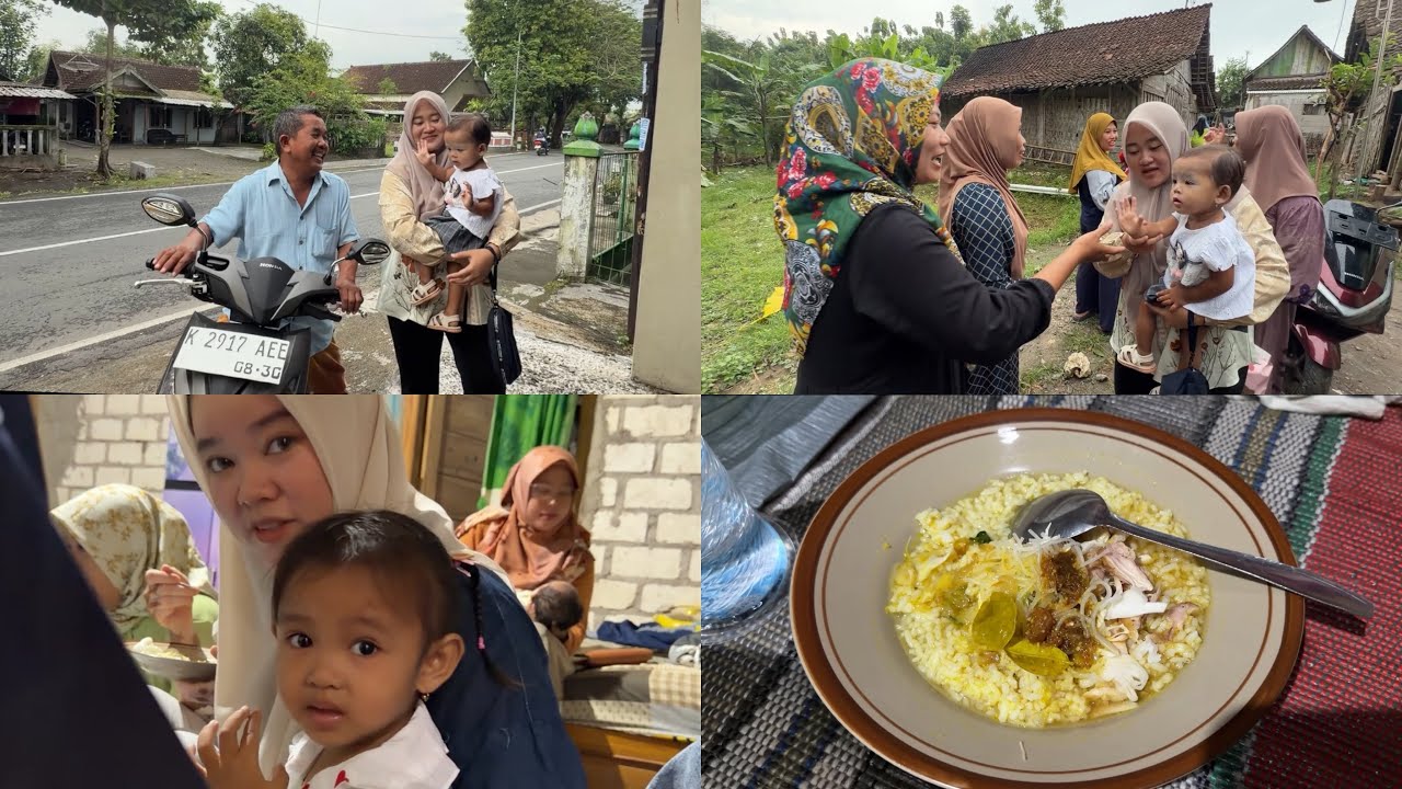 AYO NDUK KIN WAYAHE KERJO NABUNG NEH SING SEMANGAT HEHE - Buwoh selapan bayi 🥰🤗😘🥳✨