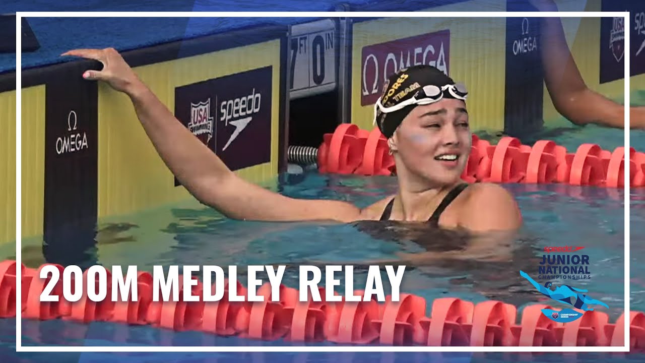 Mission Viejo Nadadores Finish Strong to Win Women's 200 Medley Relay | 2023 Speedo Junior Nationals