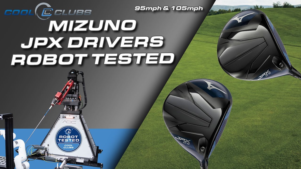 Робот проводит тестирование новых драйверов Mizuno JPX One — полные результаты.