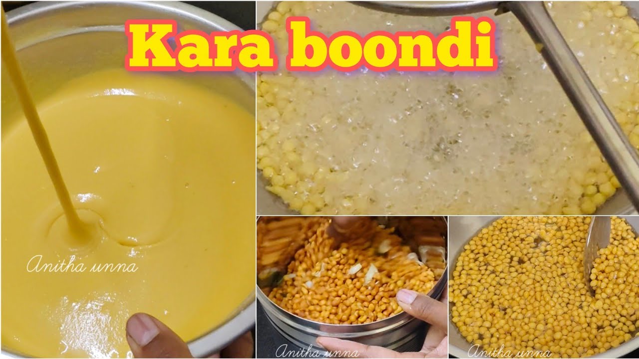 Kara boondi | kara boondi measurement | Home made snack for kids