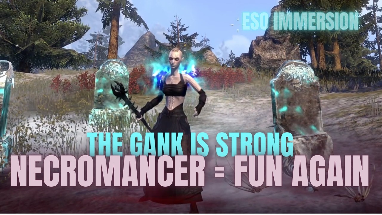 ESO - BloodMancer (Ganky One Bar Necromancer Vampire Immersion Build)