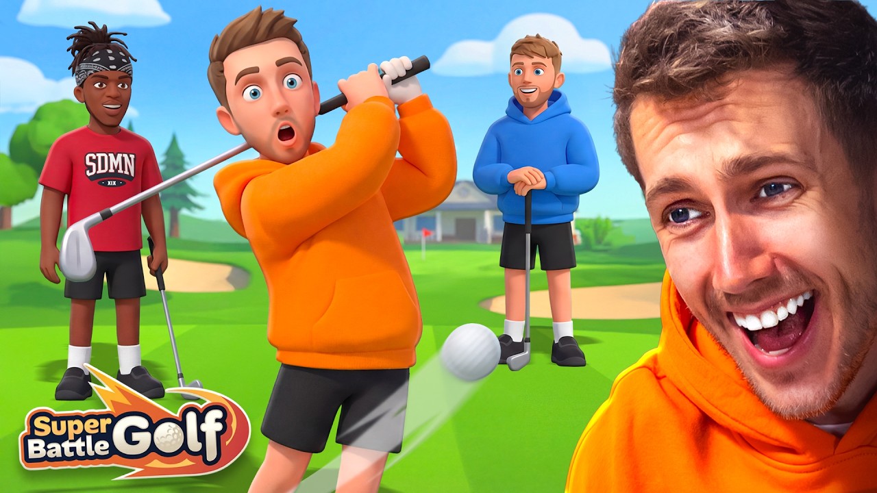 I PLAYED SUPER BATTLE GOLF FOR THE FIRST TIME!