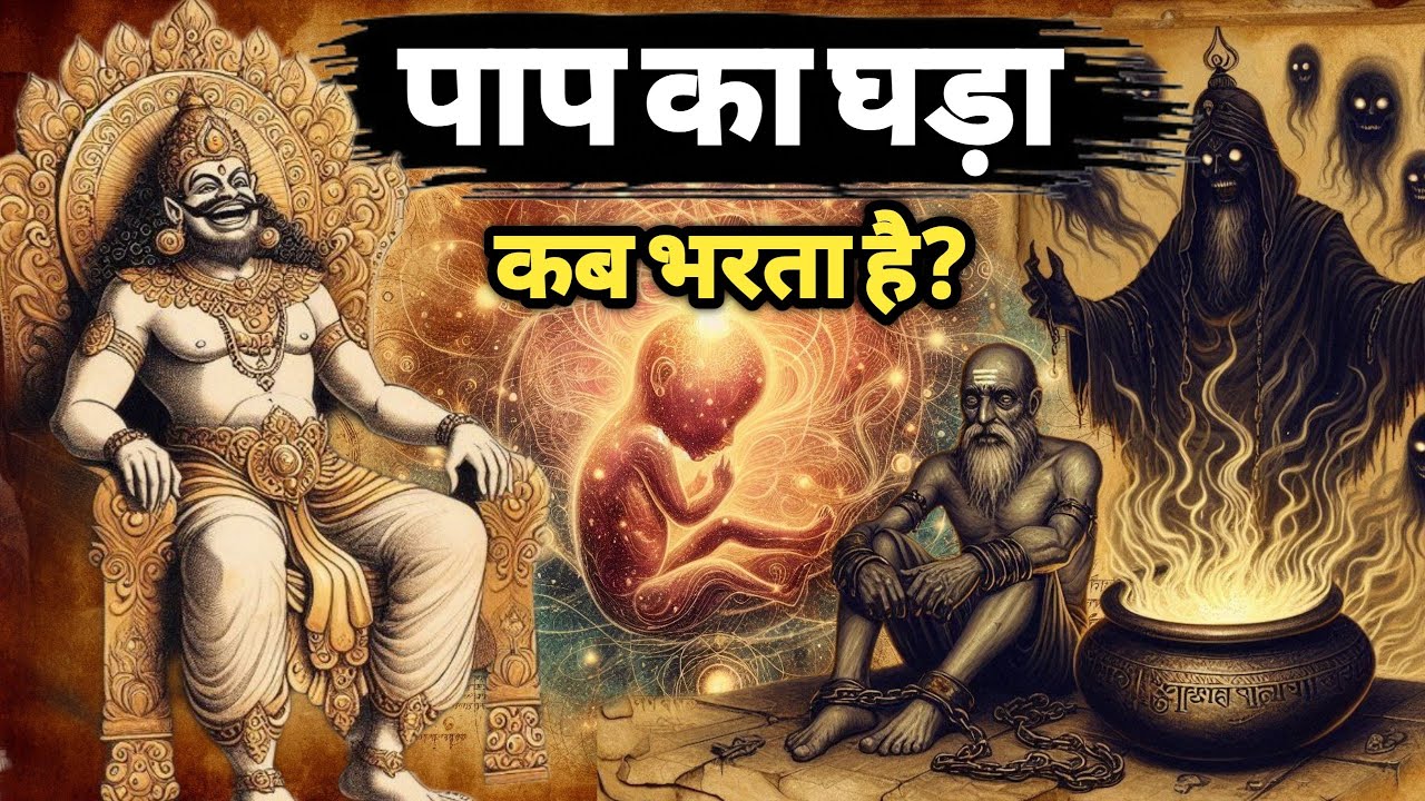 इंसान के पाप का घड़ा कब भरता है- कब मिलती है उसे बुरे कर्मों की सजा❓ Vedic Vatika