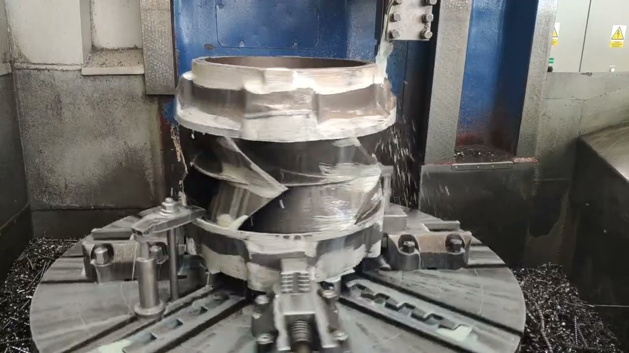 cnc vertical turning machine / skj12a / roughing pump wheel