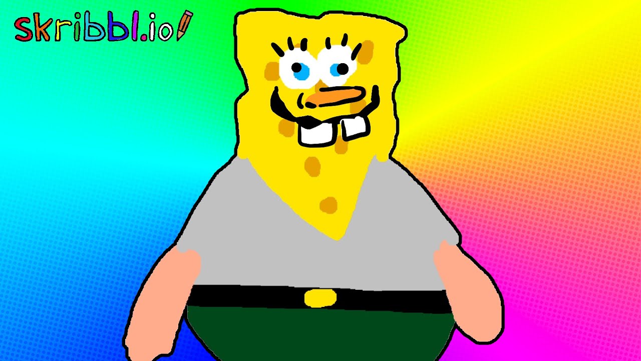 PETER SPONGEBOB TO MOJA ULUBIONA POSTAĆ! | SKRIBBL.IO