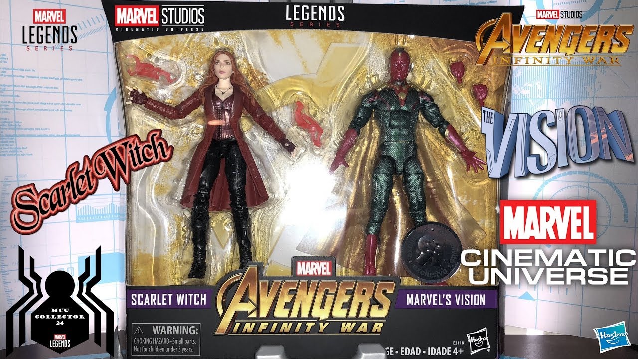 Marvel Legends SCARLET WITCH & VISION 2 PACK Toys R Us Exclusive Avengers Infinity War