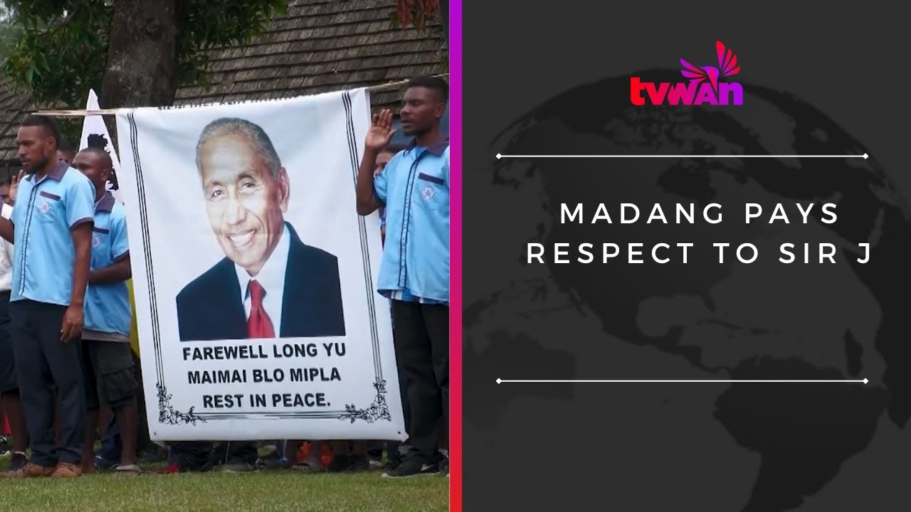 Madang Pays Respect to Sir J