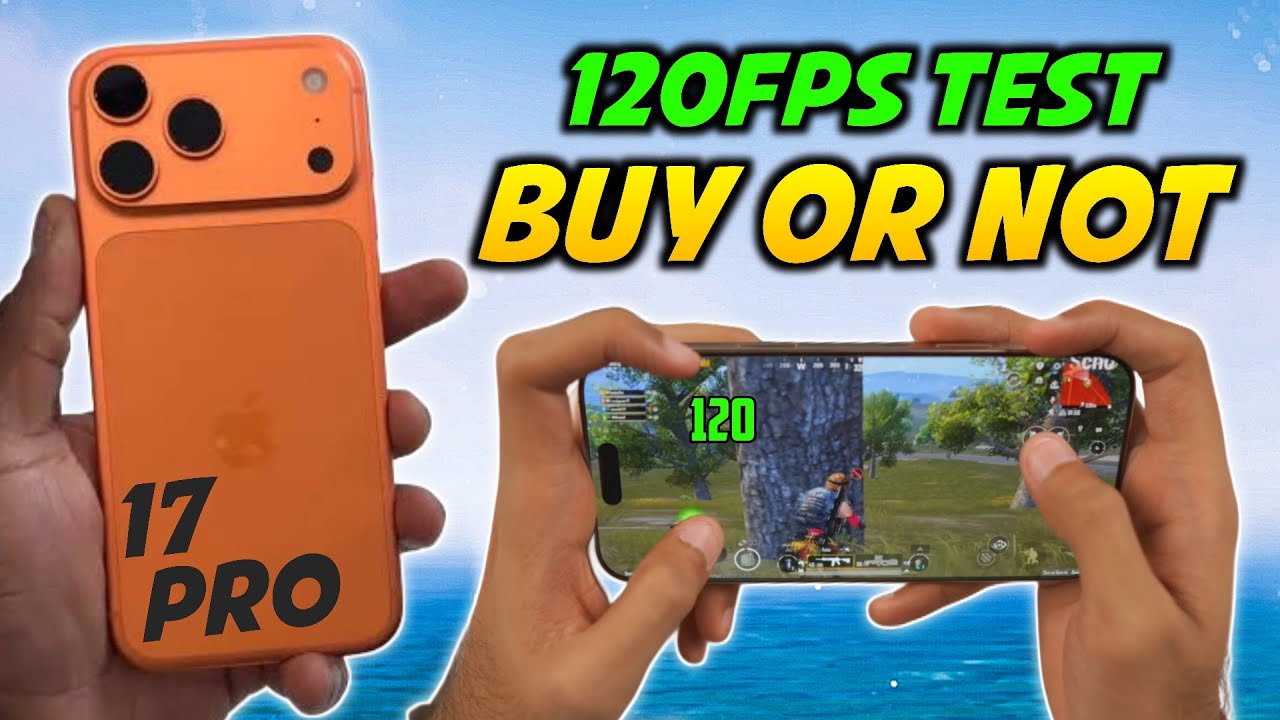 iPhone 17 Pro 120FPS BGMI Test | Performance, Battery Drain & Heating Test | A19 Pro Chip Review