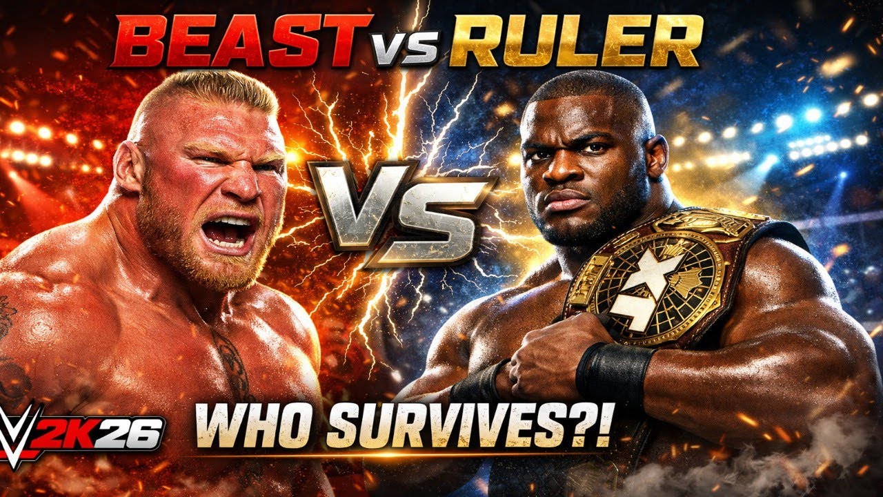 Brock Lesnar vs OBA Femi – Beast vs The Ruler! Absolute Destruction! 🔥(FULL MATCH)