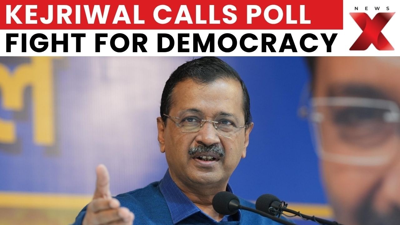 Kejriwal Attacks BJP in Bengal, Calls Polls Fight to Save Democracy, Backs TMC | NewsX