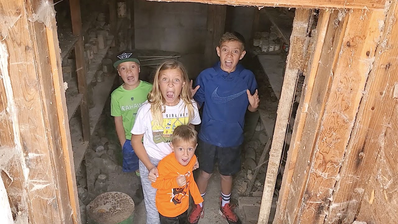 WE WENT INSIDE A 100 YEAR OLD UNDERGROUND CELLAR!