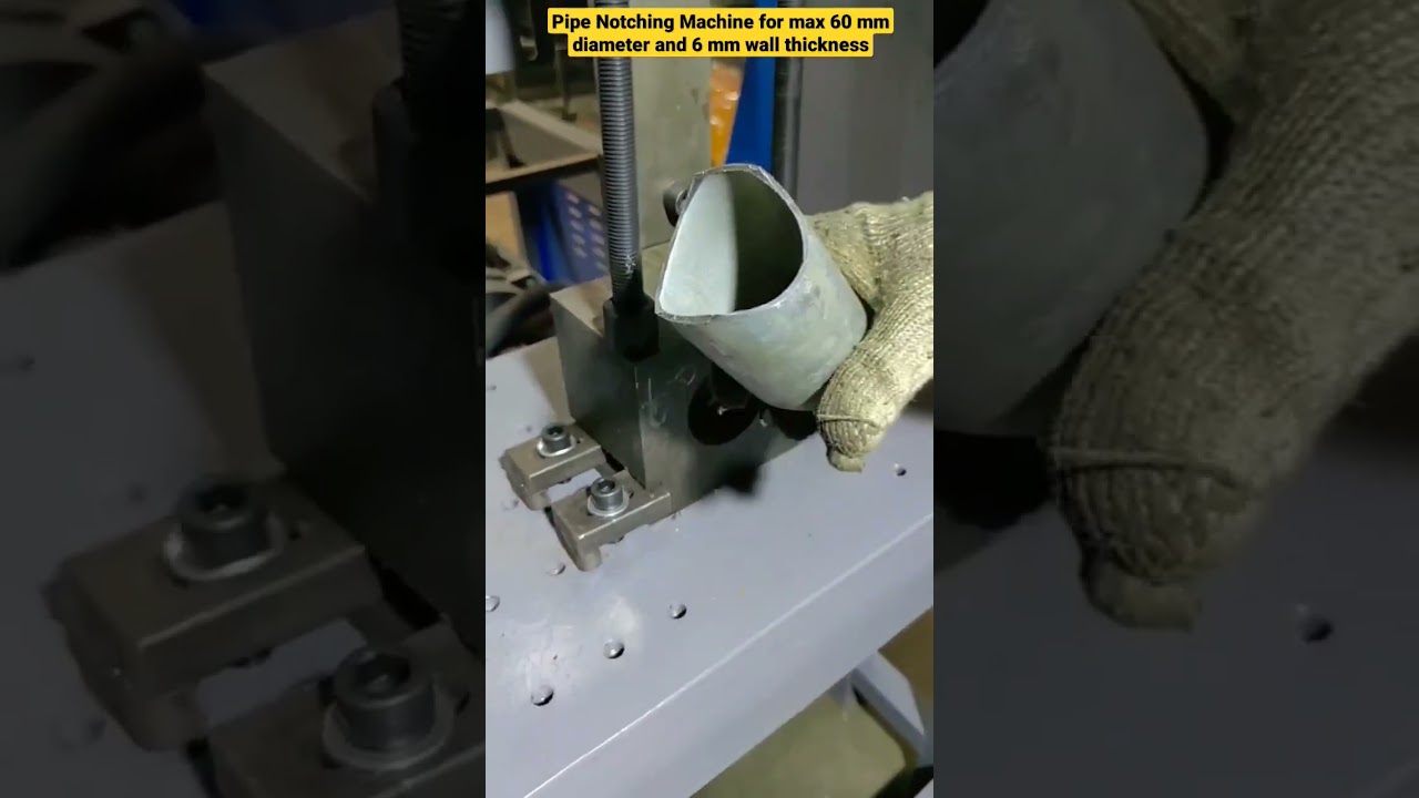 Heavy Duty Hydraulic Pipe Notching Machine By TL PATHAK GROUP