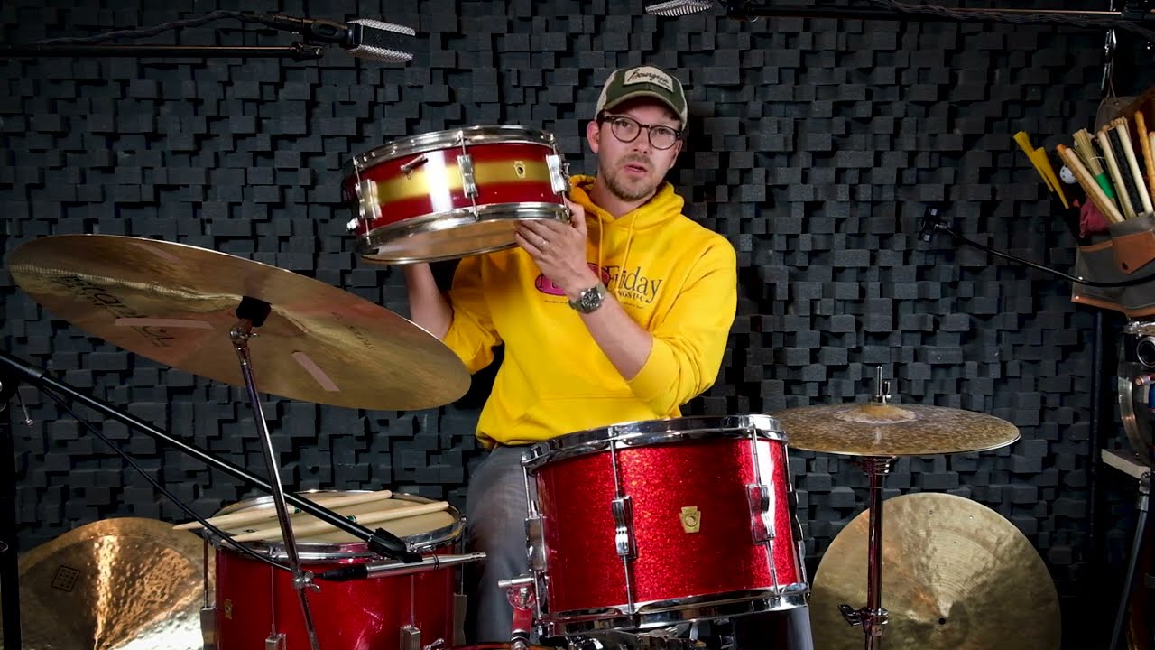 Ludwig Pioneer red/gold duco 5x14