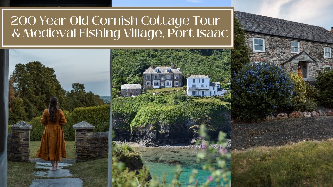 STEP INSIDE THIS 200 YEAR OLD COTTAGE IN CORNWALL - Plus Visit Port Isaac and Forde Abbey