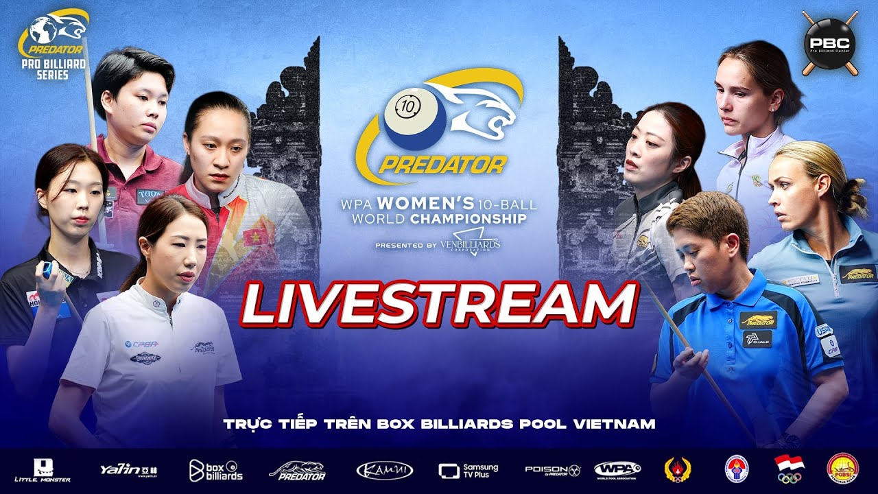 TV1 | Chezka Centeno vs Shasha Liu | Bán kết 1 |2025 Predator WPA Women’s 10-Ball World Championship