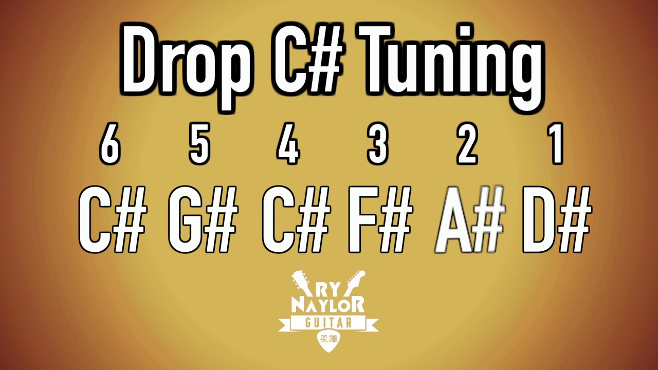 Drop C Sharp Guitar Tuning Notes