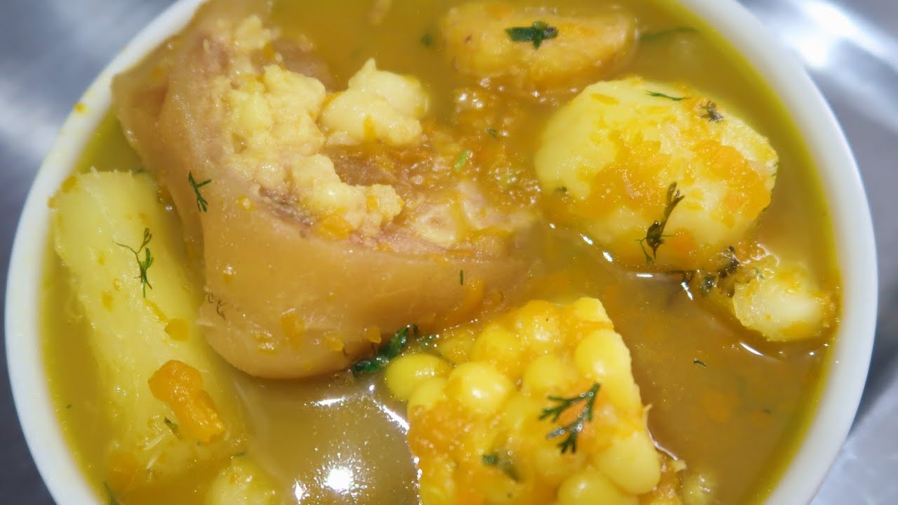 Cómo hacer sancocho de pata de res: receta paso a paso.