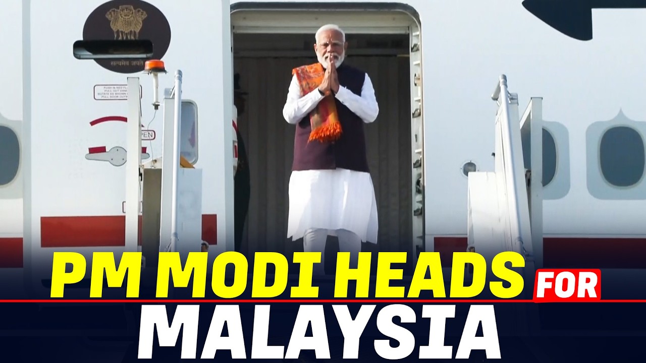 WATCH LIVE: PM Narendra Modi departs for Malaysia on two-day visit to boost strategic ties |India