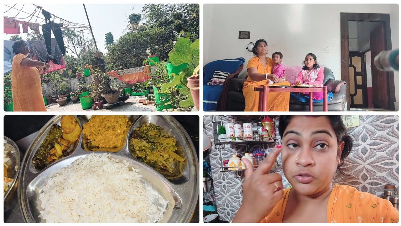 সকাল বেলা ঘুম থেকে উঠে দেখি চোখ ফুলে ডোল হয়েছে / আর গোটা ষষ্ঠীর কি কি রান্না করলাম দেখুন#dailyvlog 