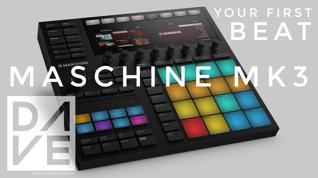 Native Instruments Maschine MK3 | Настройка оборудования и создание первого бита