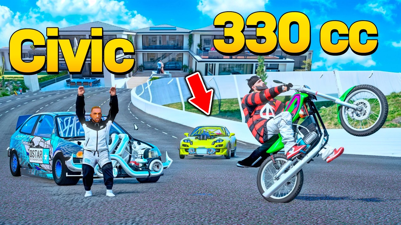 Usamos Un Civic Y Un Suzuki Con Ethanol Para Negociar Un Taller En Gta Rp