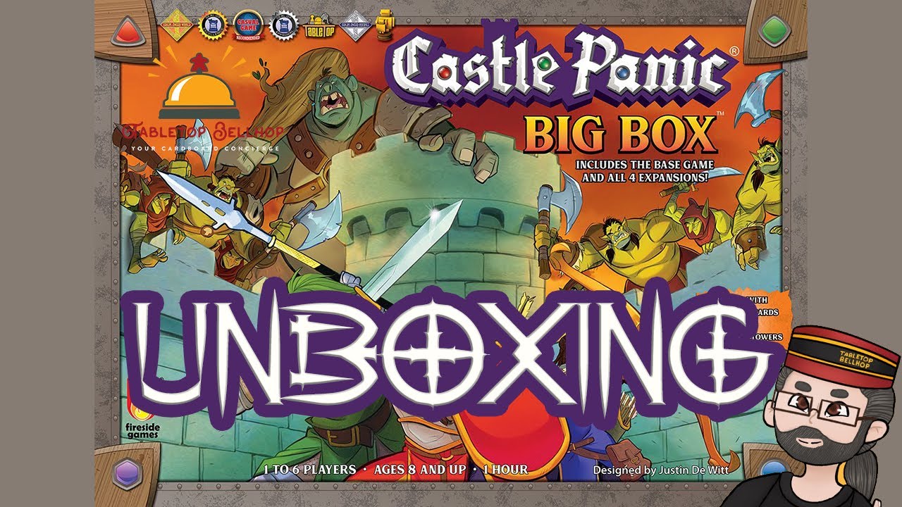 Unboxing the Castle Panic Big Box for Castle Panic 2nd Edition. Includes four expansions!
