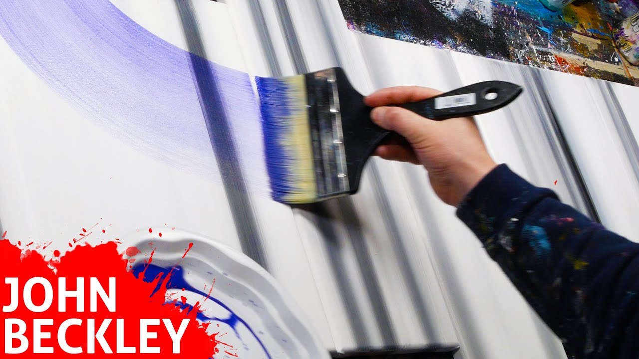 Acrylic Painting - Abstract Art Demonstration | Radial