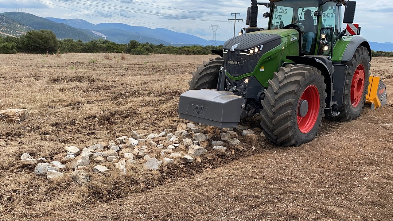 FENDT 1050 TAŞ KIRMAYA BAŞLADIK