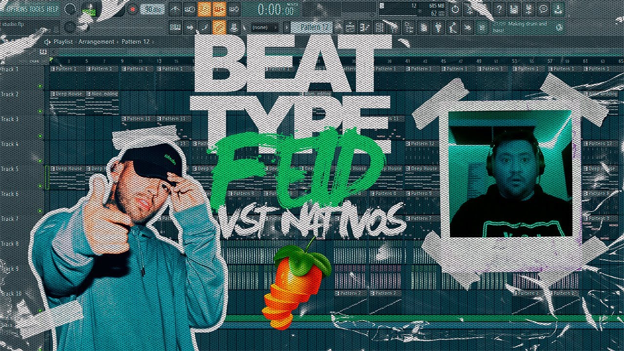 Hice un BEAT de REGGAETON estilo FEID | CON PLUGINS NATIVOS FL STUDIO 20! 🚀