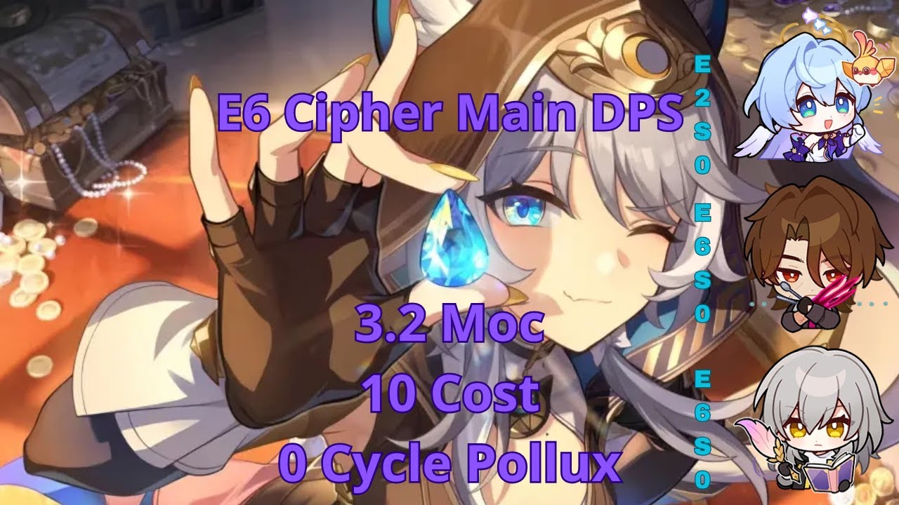 Honkai: Star Rail Cipher Main DPS 10 Cost 0 Cycle Pollux