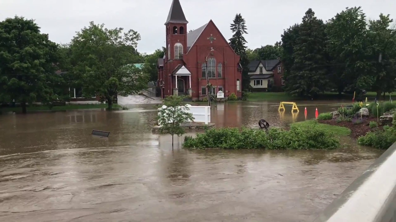 Biggest flood in ontario ever over one night