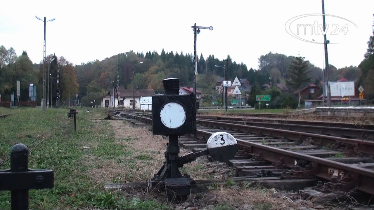 Opuszczone i zaniedbane linie kolejowe  nr 107 i 108 w Bieszczadach