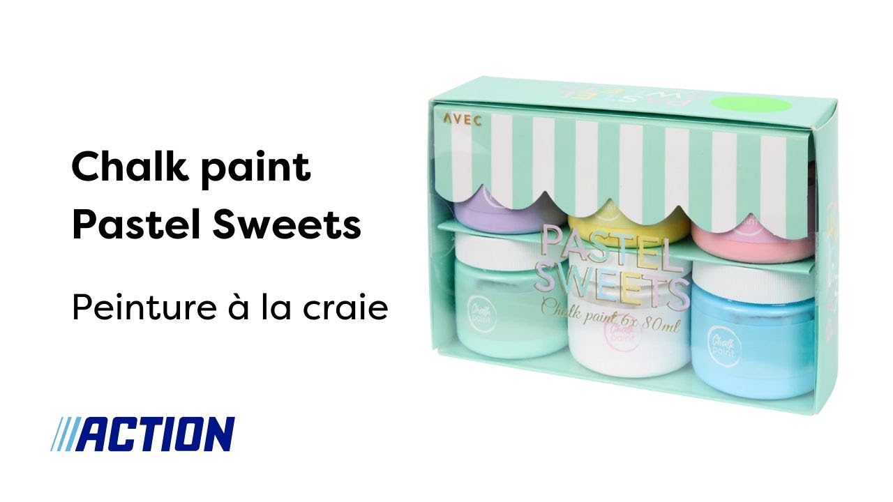 Je teste la peinture à la craie  - Chalk paint - Action